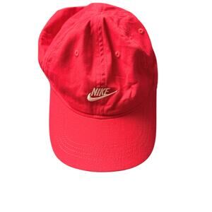 Nike Original Child Hat 4/7 Red Sports Adjustable Basketball Cap Unisex Swoosh